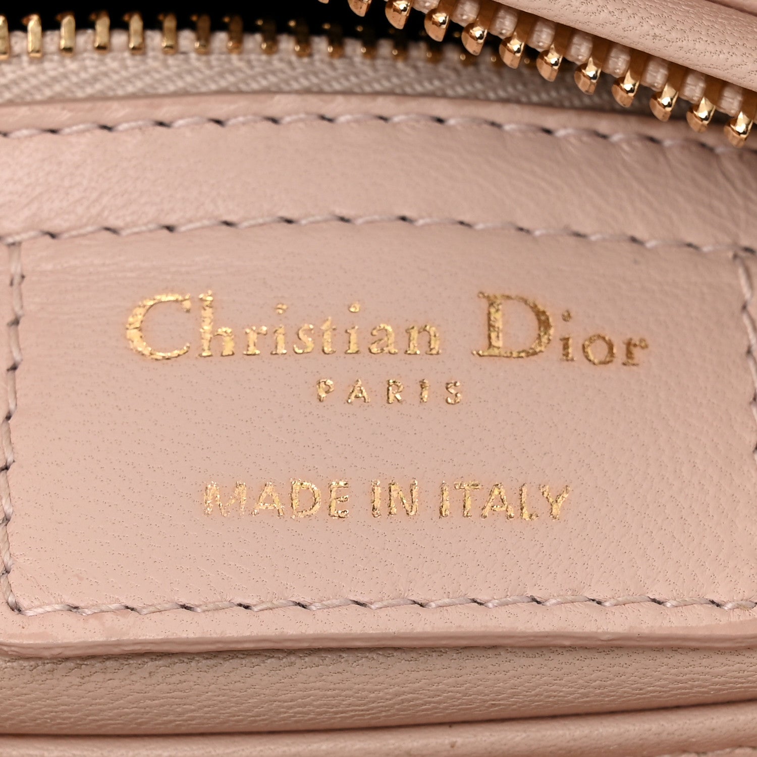 Christian Dior CHRISTIAN DIOR Lambskin Cannage Medium Lady Dior Light Pink 5 of 10