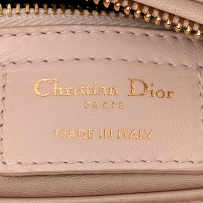 Christian Dior CHRISTIAN DIOR Lambskin Cannage Medium Lady Dior Light Pink 5 of 10
