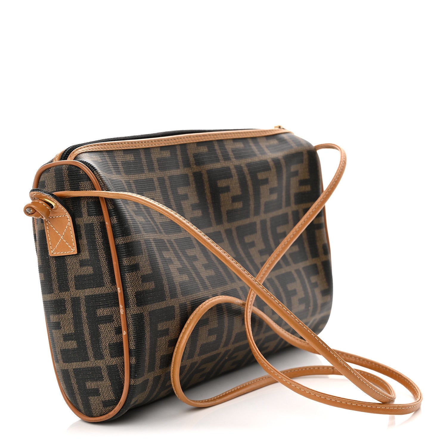 Fendi Zucca Crossbody Tobacco Tan 1884702 – FASHIONPHILE