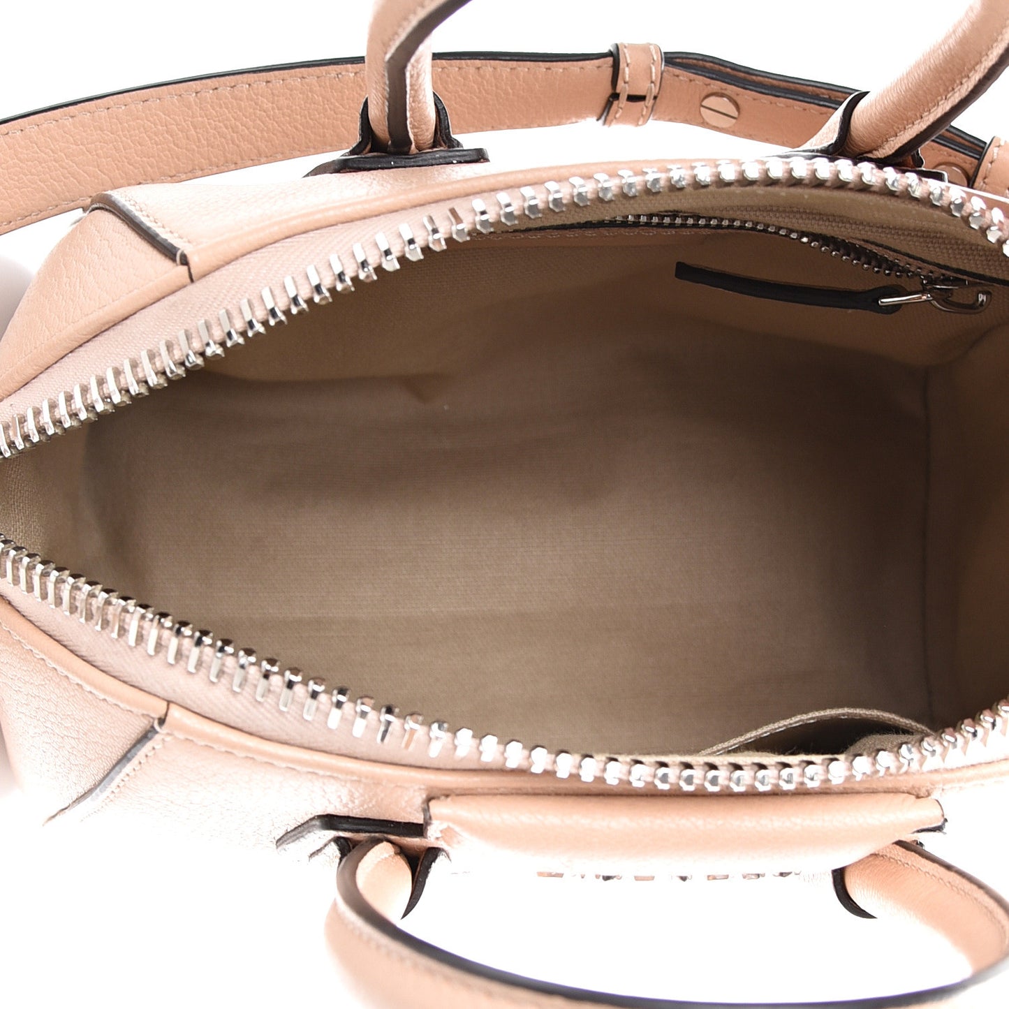 Sugar Goatskin Mini Antigona Powder
