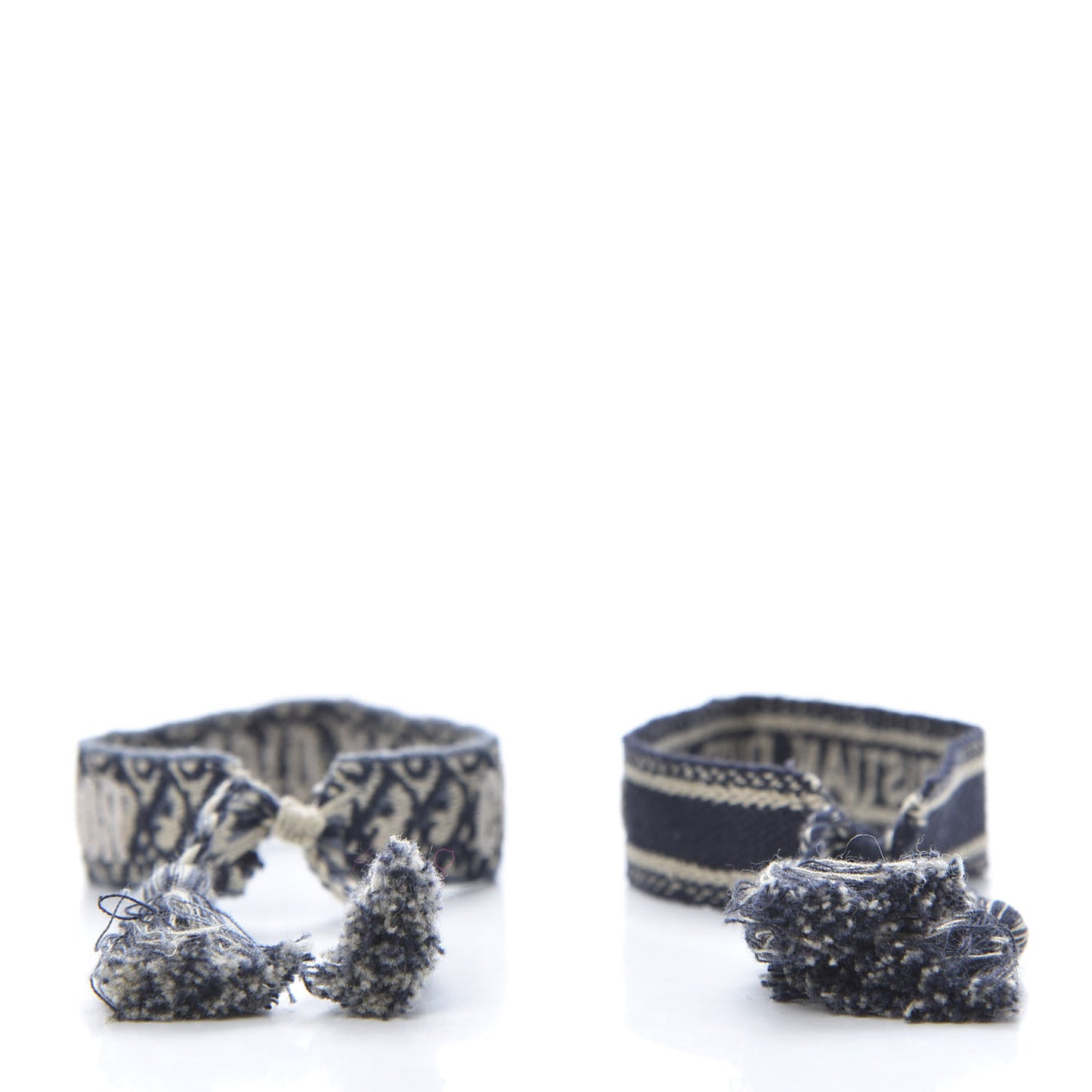 Woven Cotton J'Adior Friendship Bracelet Set Navy