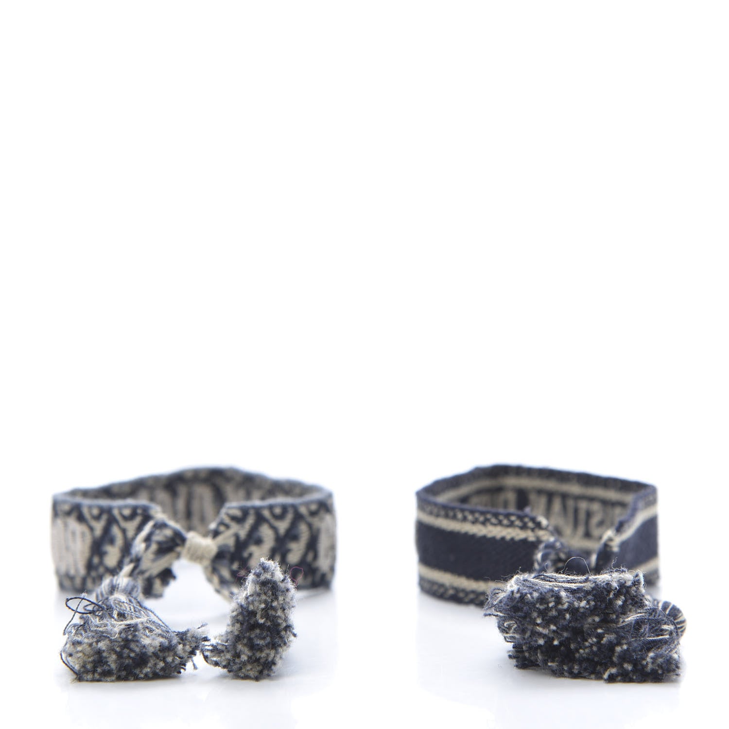 Christian Dior Woven Cotton J'Adior Friendship Bracelet Set Navy 3 of 5