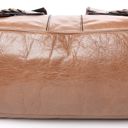 Valentino Garavani Calfskin Large Histoire Brown 7 of 14