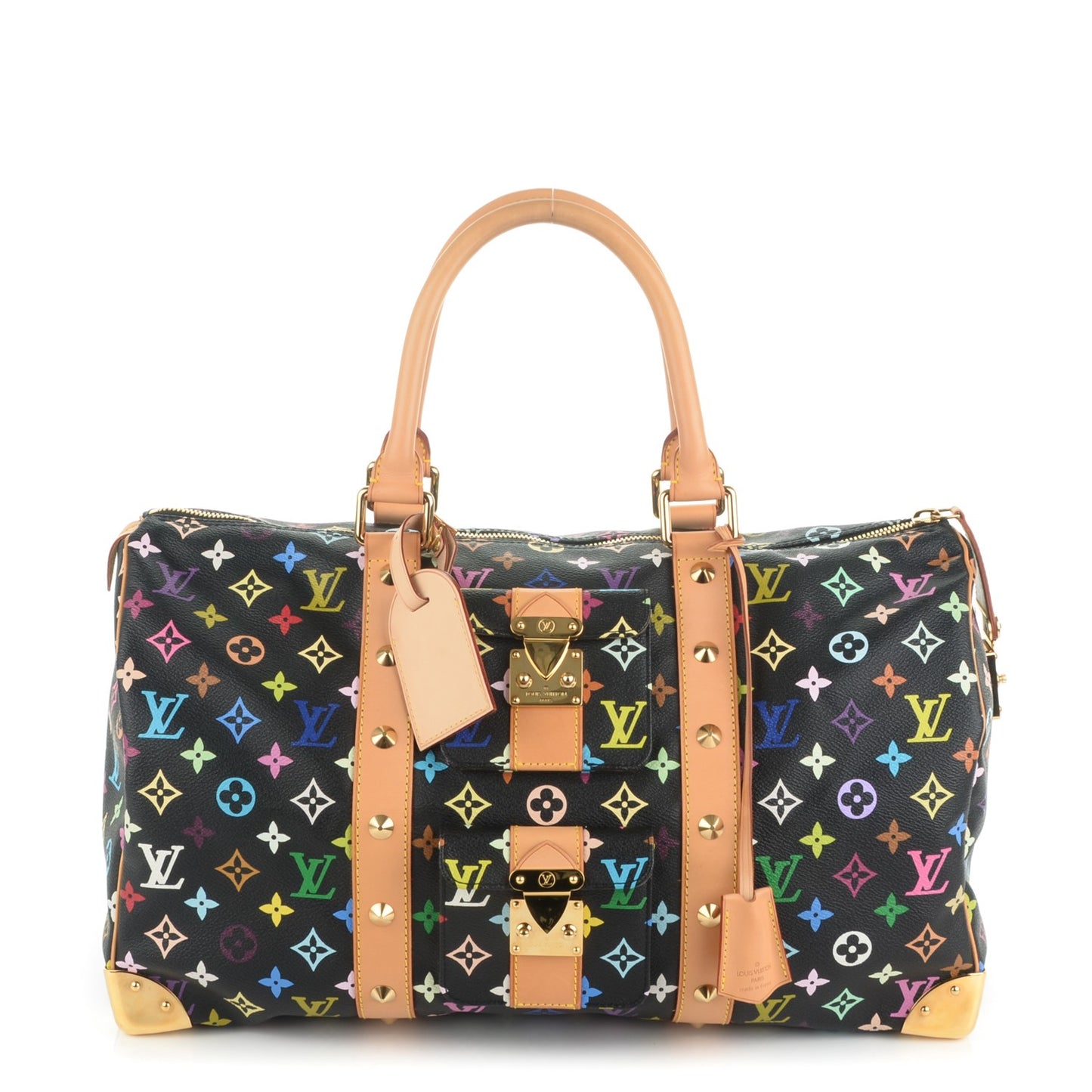 Monogram Multicolor Keepall 45 Black
