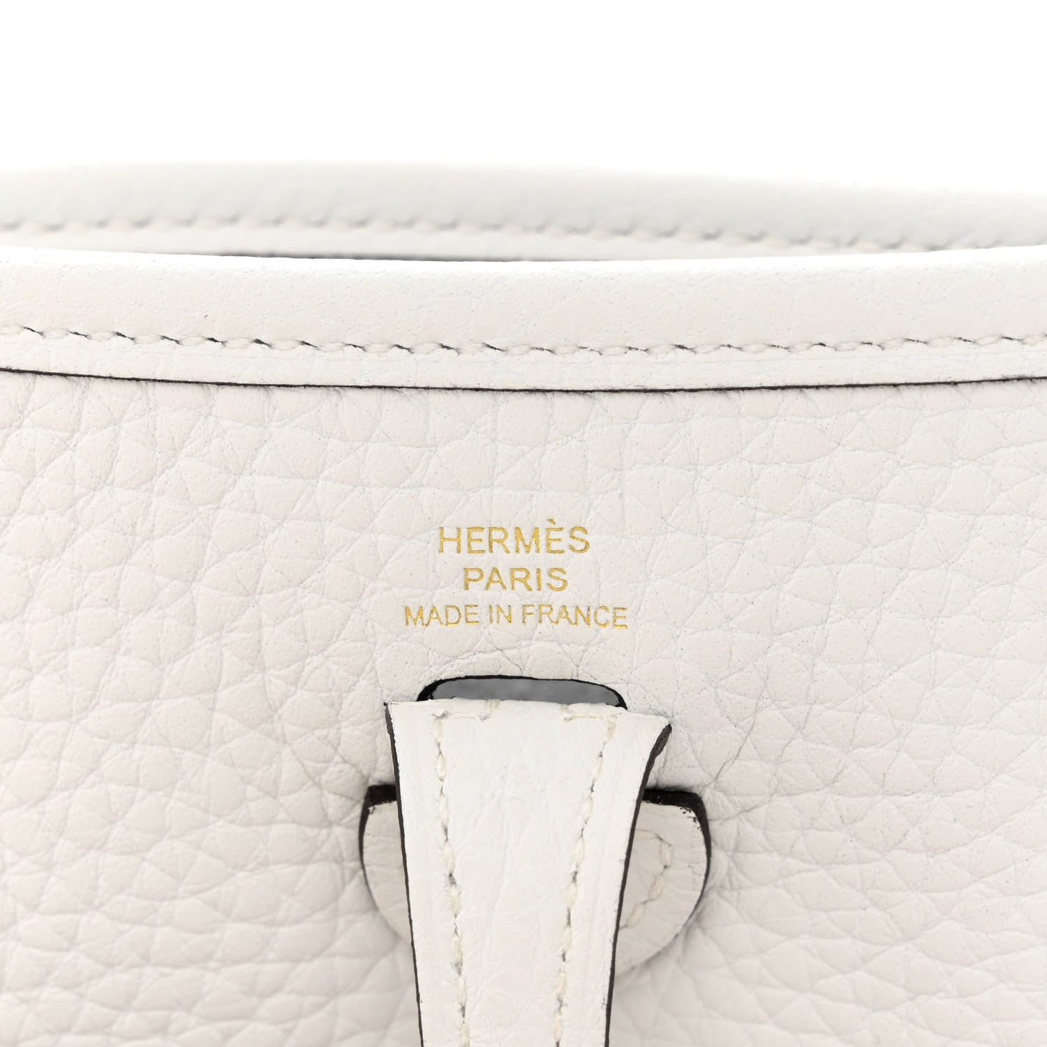 Hermes Taurillon Clemence Amazone Evelyne TPM New White 6 of 11