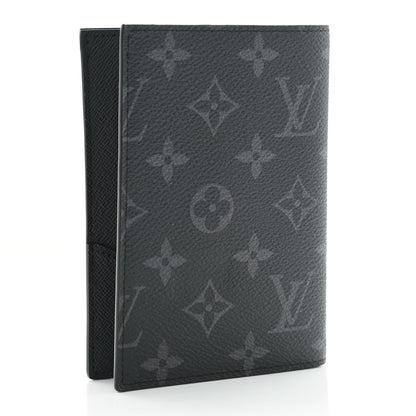 Louis Vuitton Monogram Eclipse Passport Cover 3 of 7