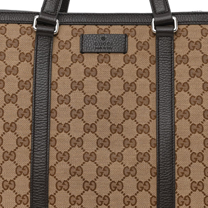 Gucci GG Monogram Large Joy Tote Bag Dark Brown 9 of 11