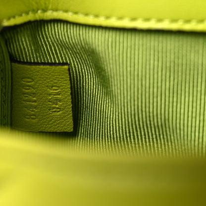 Gucci Lambskin Matelasse Mini GG Marmont Shoulder Bag Bright Green 7 of 10