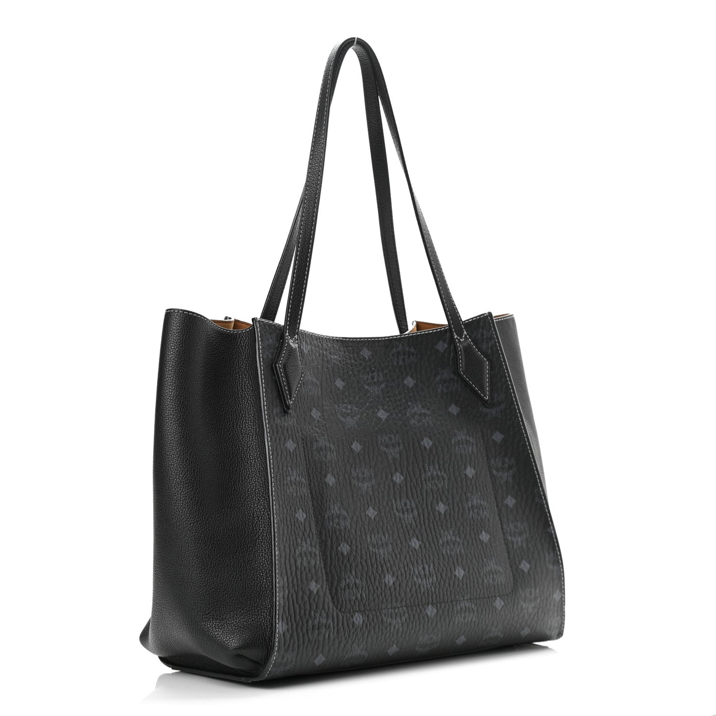 Visetos Large Luisa Shopper Tote Black