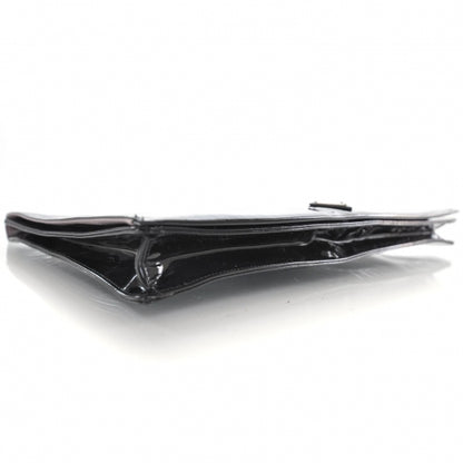 Prada Vernice Flat Clutch Black 6 of 10