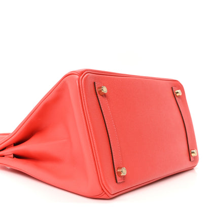 Hermes Epsom Birkin 30 Rouge Pivoine 9 of 10