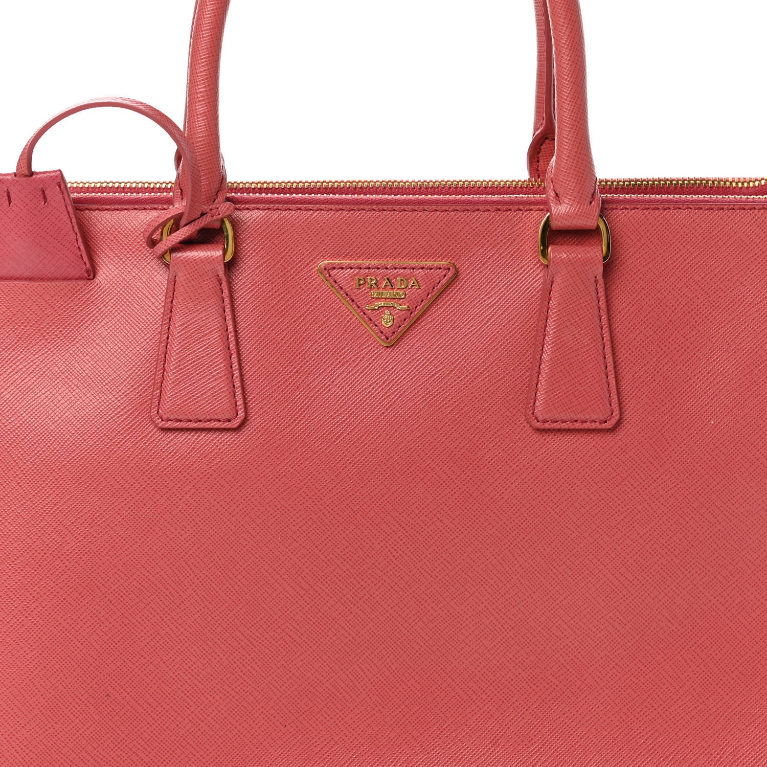 Prada Saffiano Medium Galleria Double Zip Tote Geranio 11 of 17