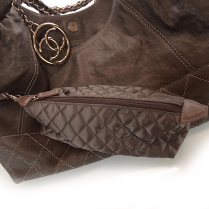 Chanel Leather Baby Coco Cabas Bronze 5 of 9