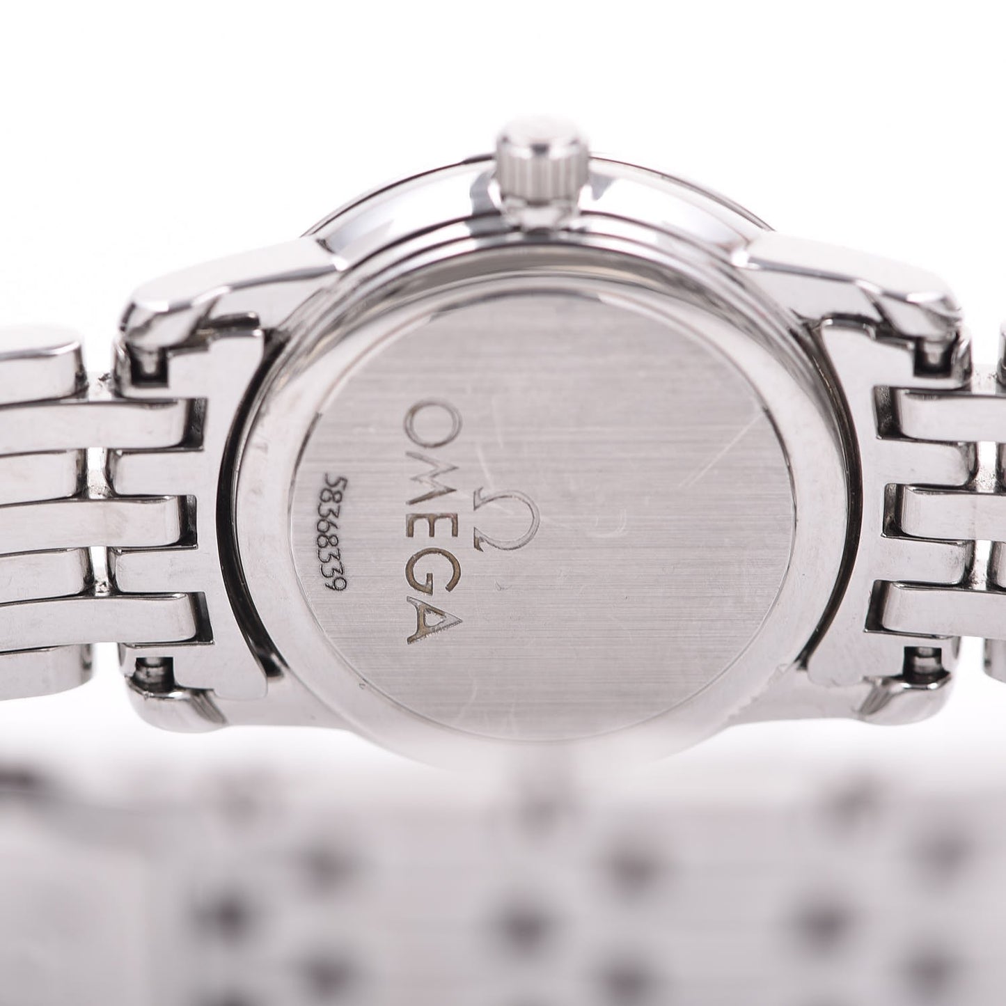 Stainless Steel 22mm De Ville Quartz Watch Black 4570.50