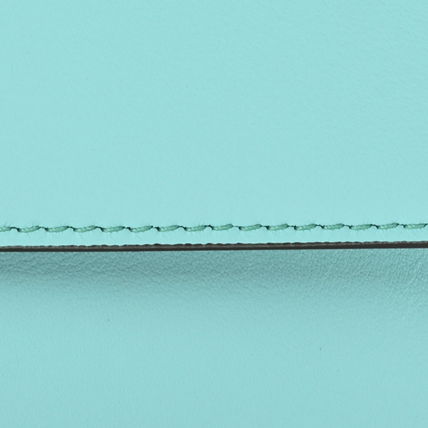 X TIFFANY Nappa Silver Baguette Blue Tiffany Silver