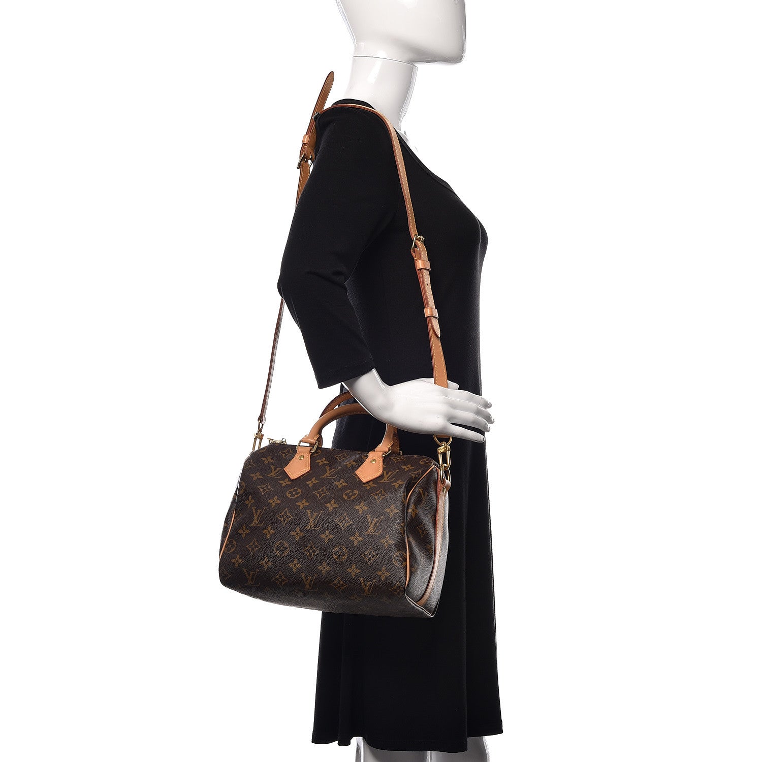 Louis Vuitton Monogram Speedy Bandouliere 25 2 of 9