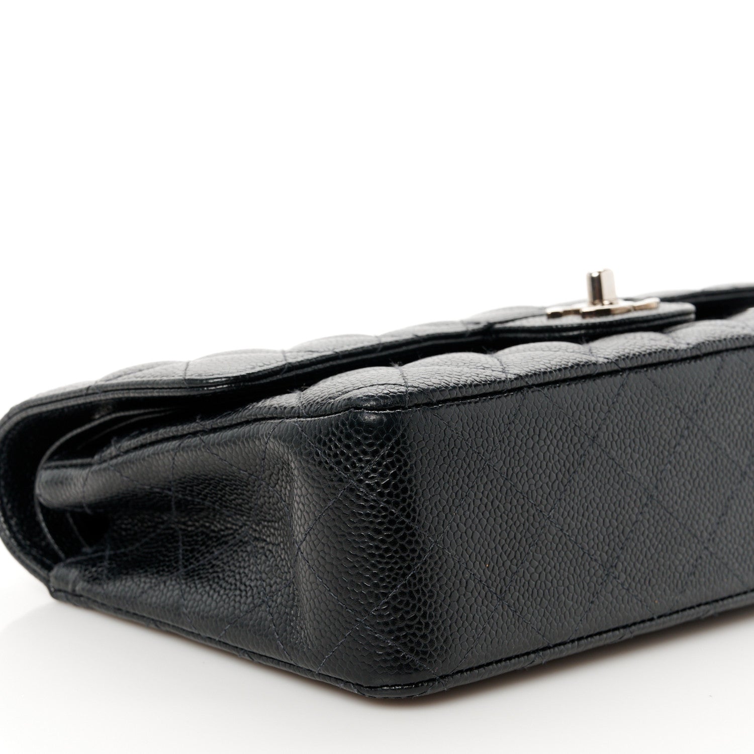 Chanel Caviar Quilted Medium Double Flap Black 10 of 11
