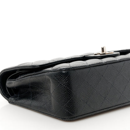 Chanel Caviar Quilted Medium Double Flap Black 10 of 11