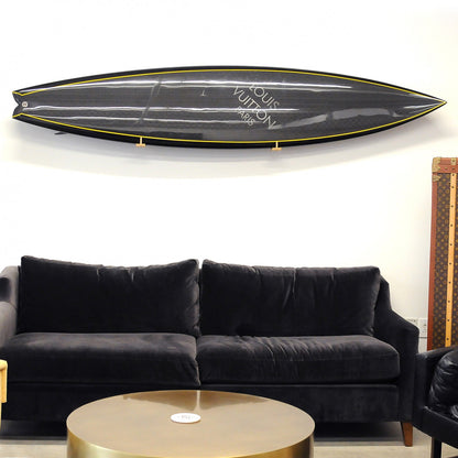 Louis Vuitton Damier Carbon Graphite Surfboard 3 of 9