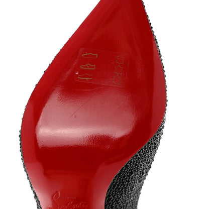 Christian Louboutin Glitter 100 Pumps 39 Black 10 of 11