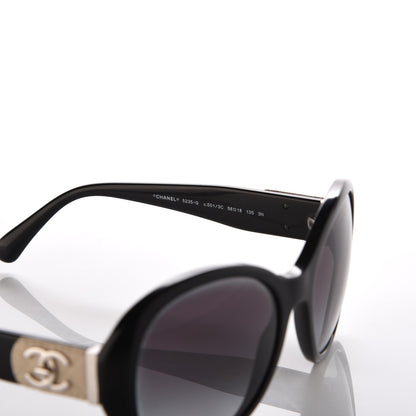 Chanel Acetate CC Turnlock Sunglasses 5235-Q Black Beige 5 of 7