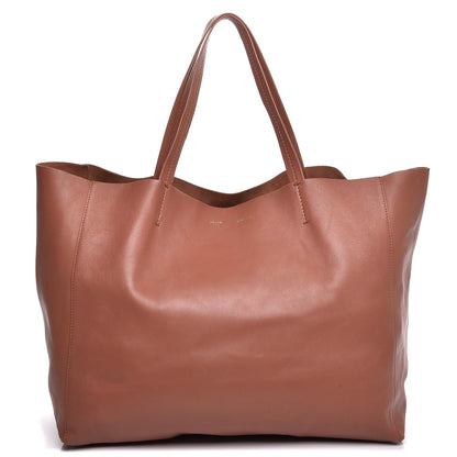 Celine Lambskin Horizontal Cabas Sienna 1 of 7