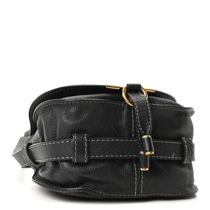 Chloe Calfskin Mini Marcie Round Crossbody Bag Black 4 of 10