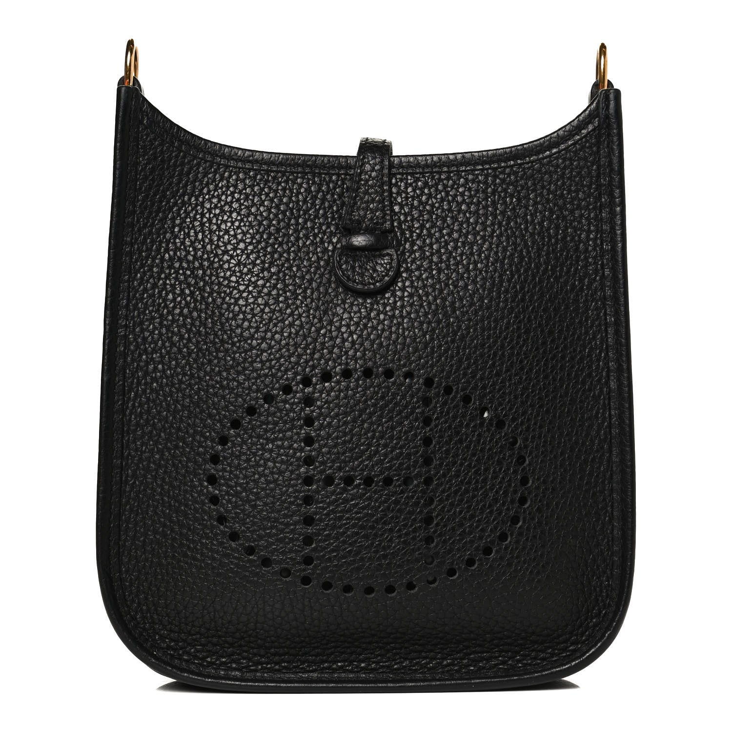 Hermes Taurillon Clemence Evelyne TPM Black 1 of 13