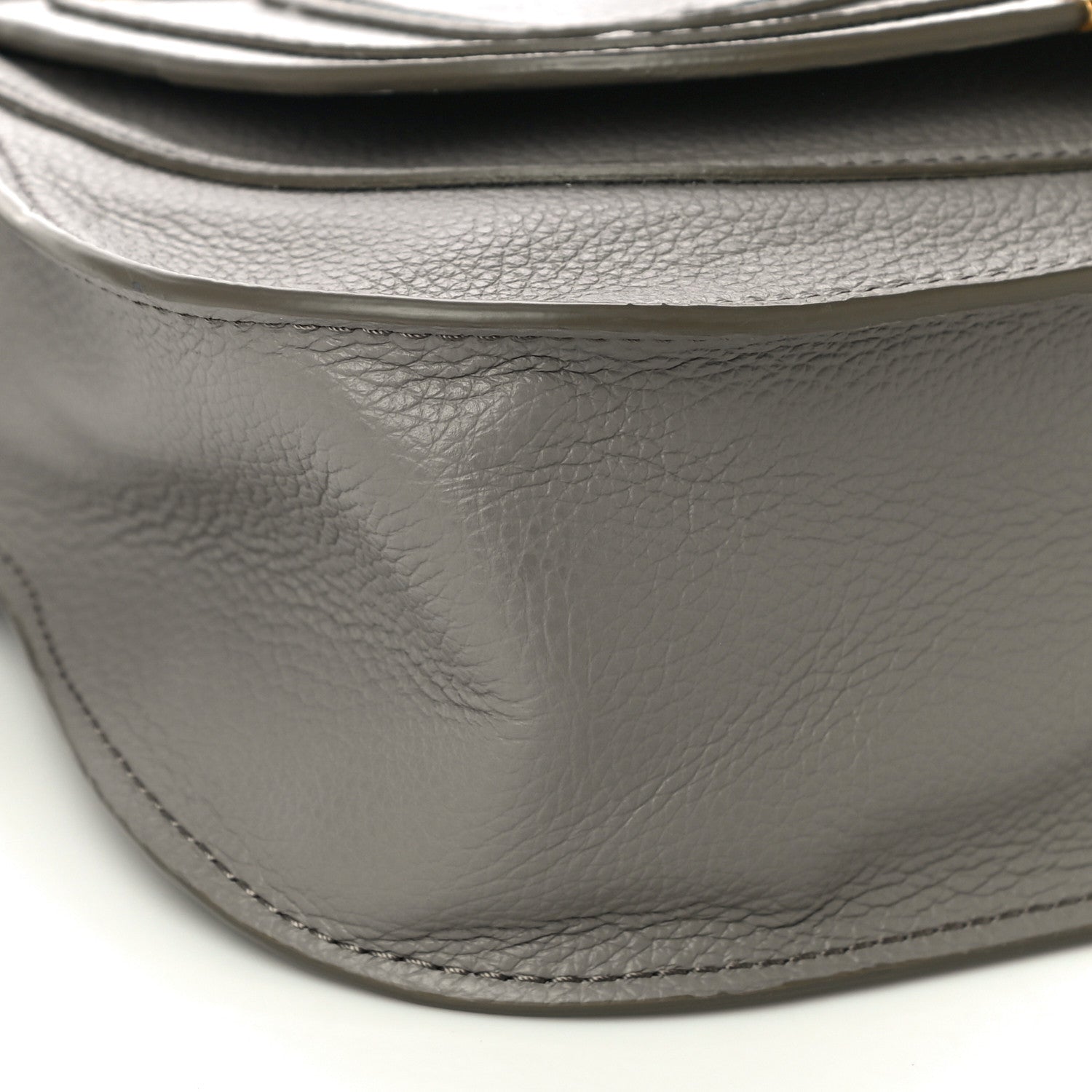 Chloe Calfskin Small Marcie Satchel Cashmere Grey 8 of 10