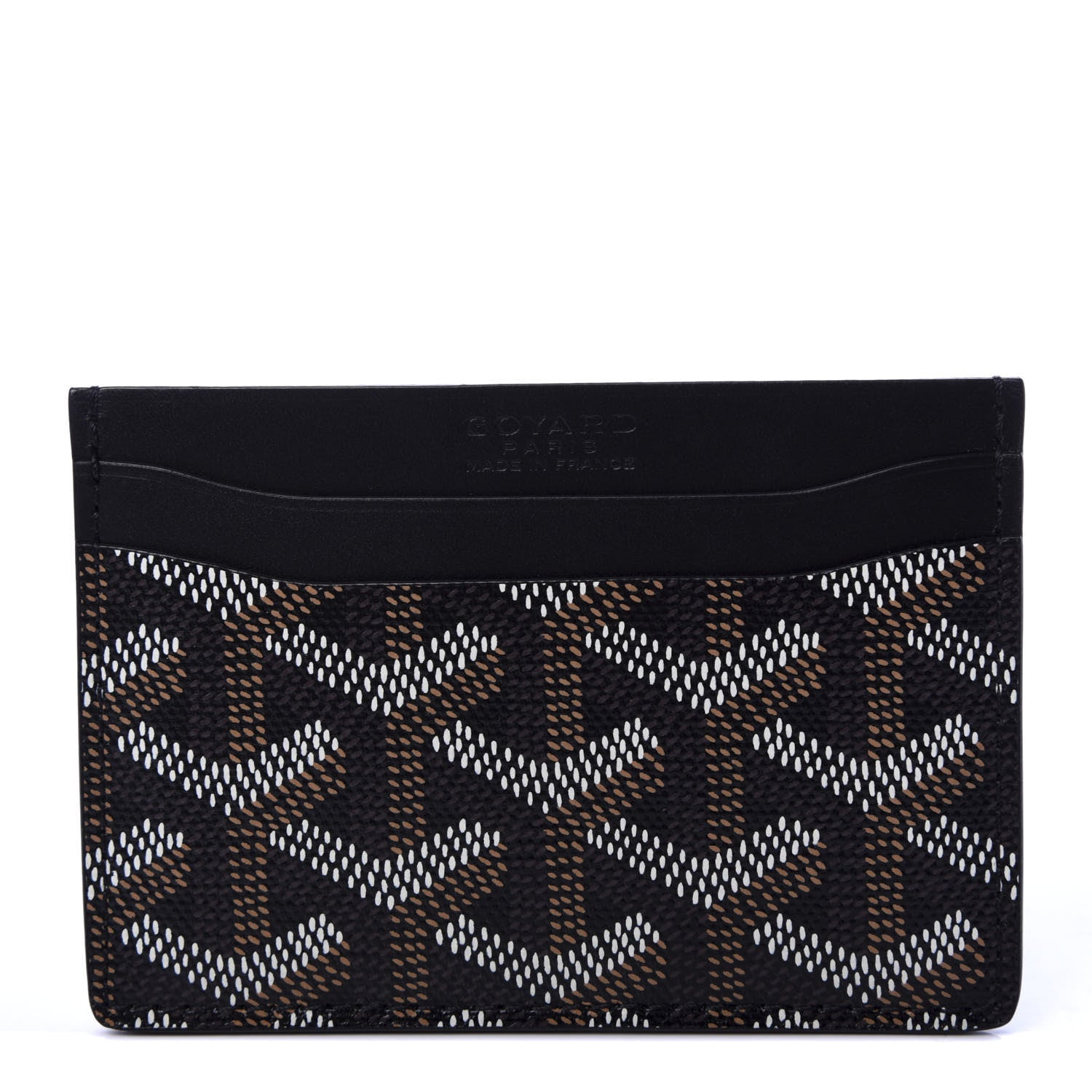 Goyard Goyardine Saint Sulpice Card Holder Black 1 of 7