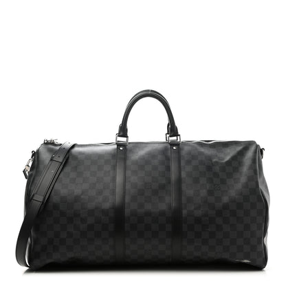 Louis Vuitton Damier Graphite Keepall Bandouliere 55 1 of 14