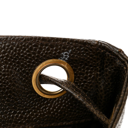 Chanel Caviar CC Backpack Brown 14 of 14