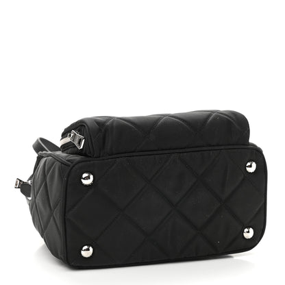 Prada Nylon Tessuto Impuntu Quilted Backpack Black 4 of 9