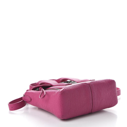 3.1 Phillip Lim 3.1 Textured Calfskin Mini Pashli Satchel Bright Fuchsia 4 of 9