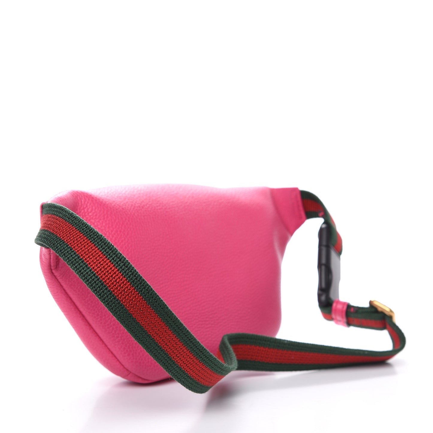 Grained Calfskin Small Logo Belt Bag Box Pink Green