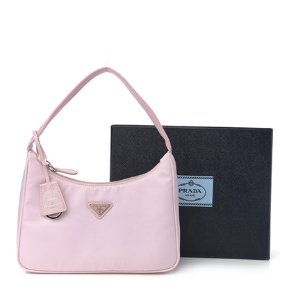 Prada Tessuto Nylon Saffiano Re-Edition 2000 Bag Alabastro 11 of 11