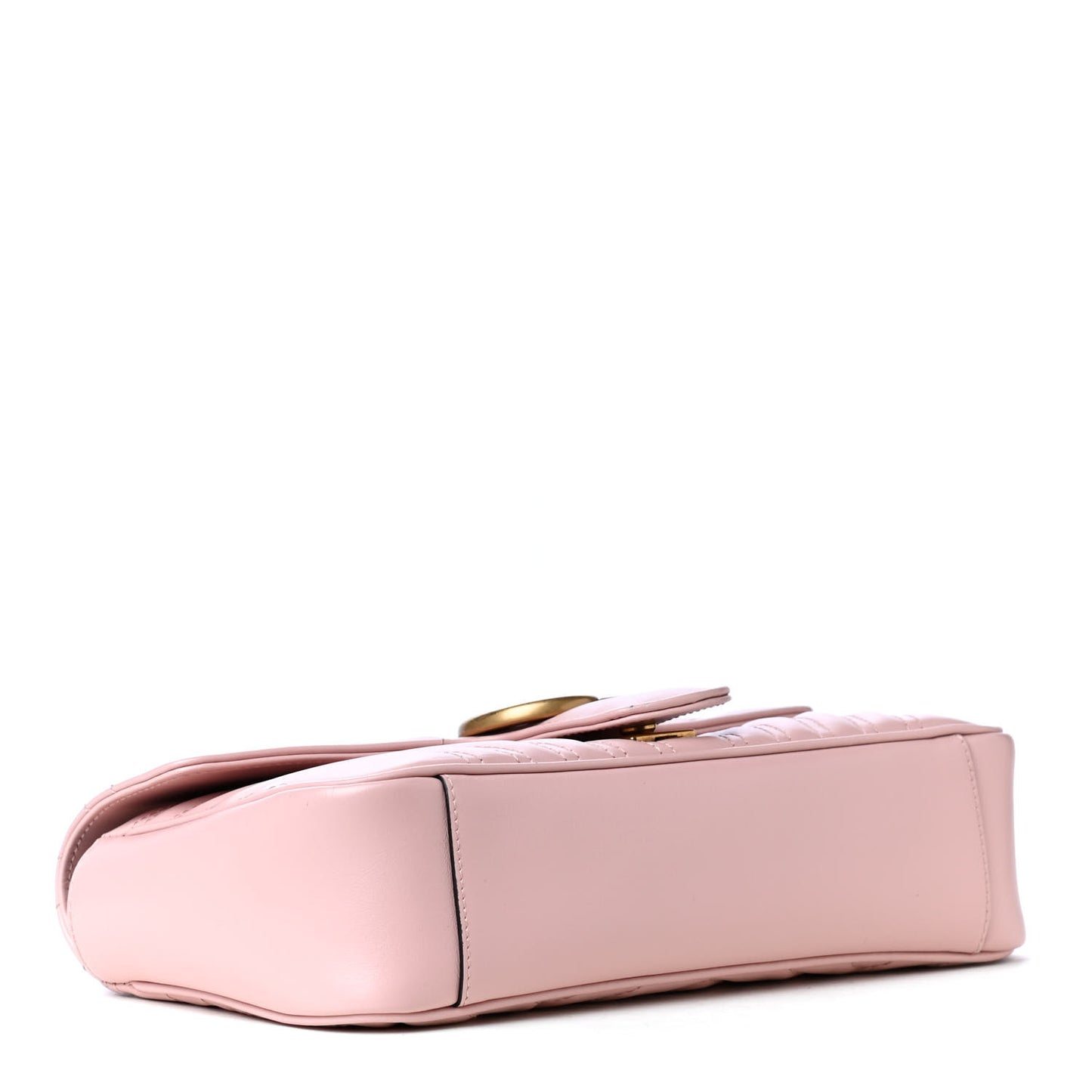 Calfskin Matelasse Small GG Marmont Shoulder Bag Perfect Pink