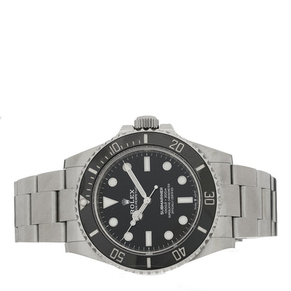 Rolex Stainless Steel 41mm Oyster Perpetual Submariner Watch Black 124060 2 of 5