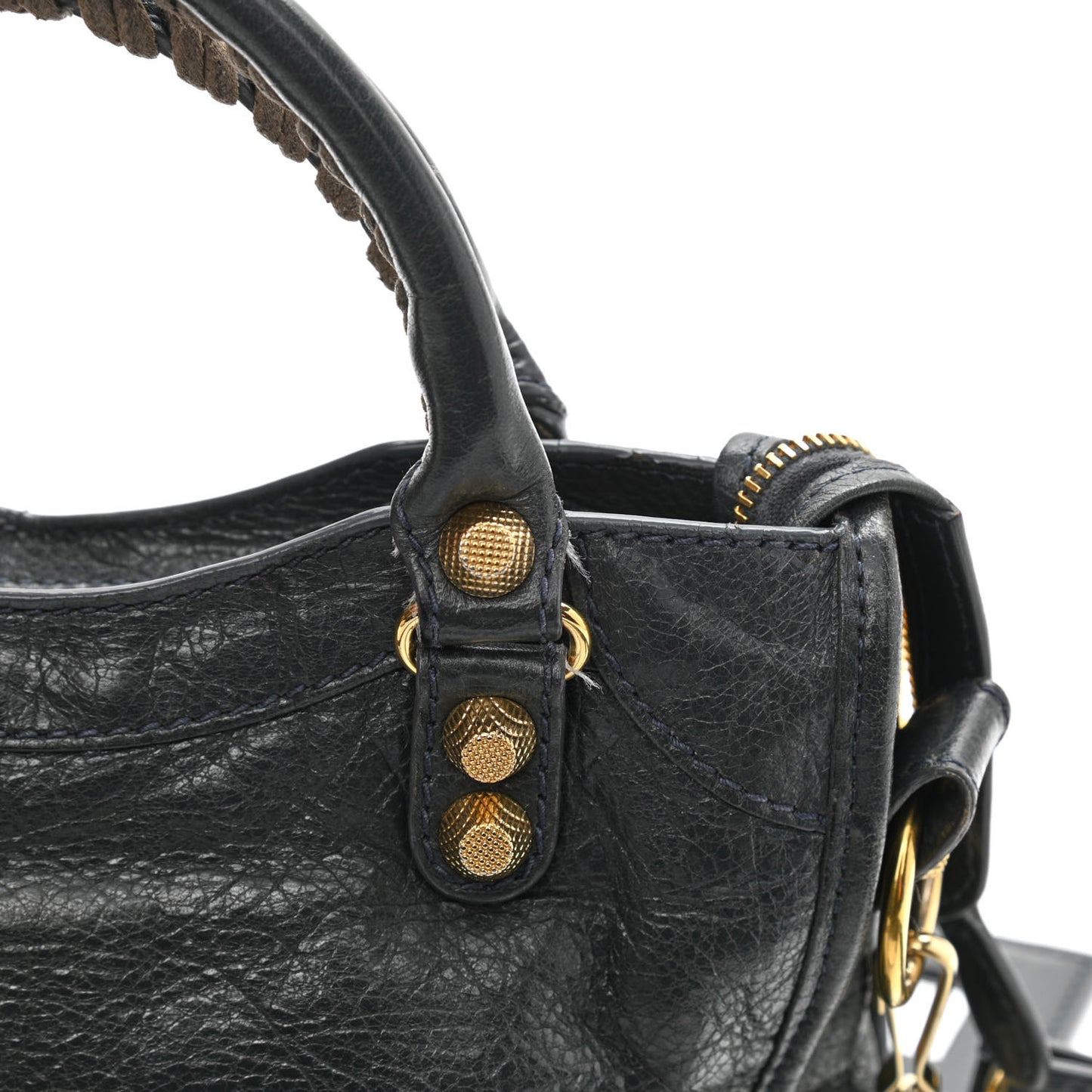 Agneau Giant 12 Gold Hardware Mini City Anthracite
