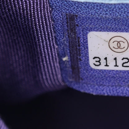 Chanel Tie Dye Calfskin Quilted Medium Chanel 19 Flap Blue Purple 7 of 11