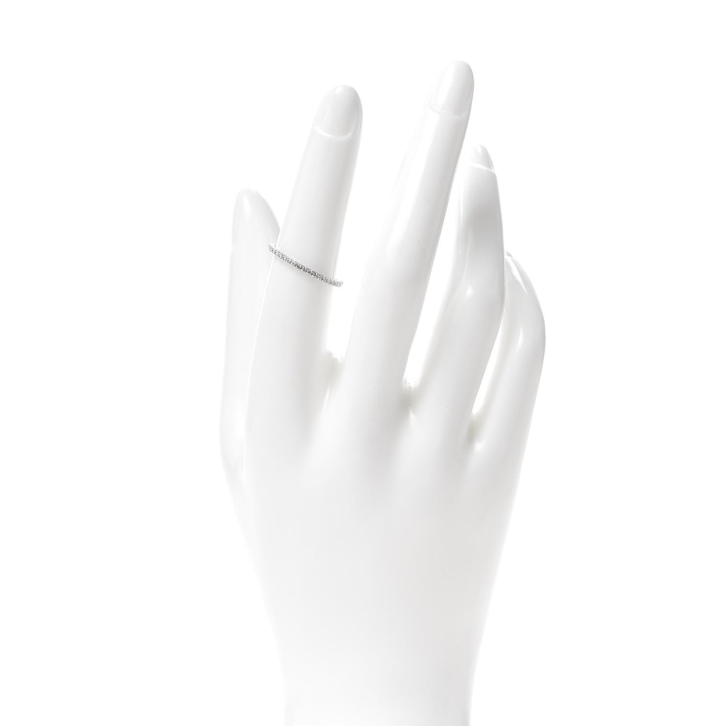 Platinum Diamond .34ctw Soleste Eternity Band Ring 53 6.5