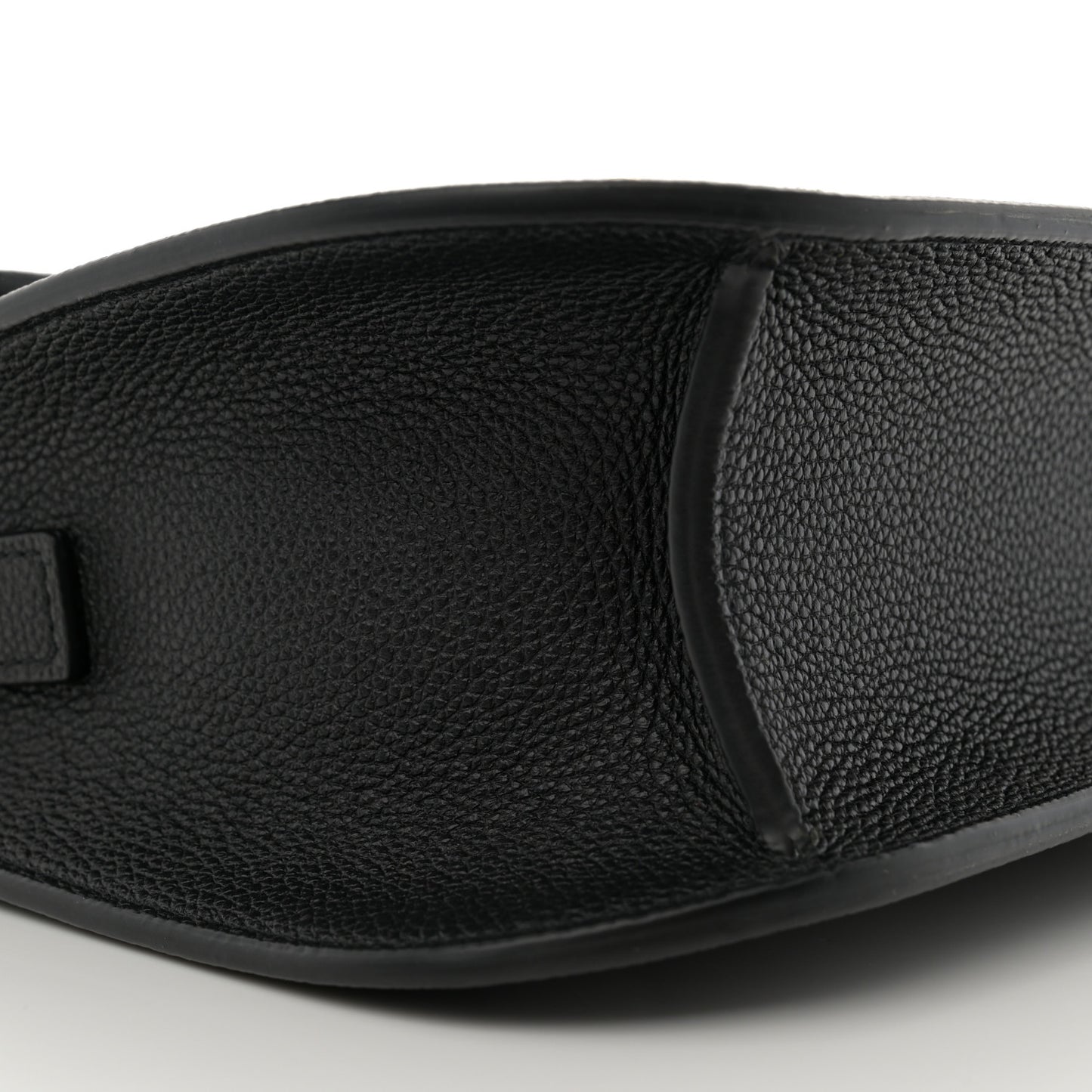 Grained Calfskin Mini T Clasp Tara Crossbody Bag Graphite