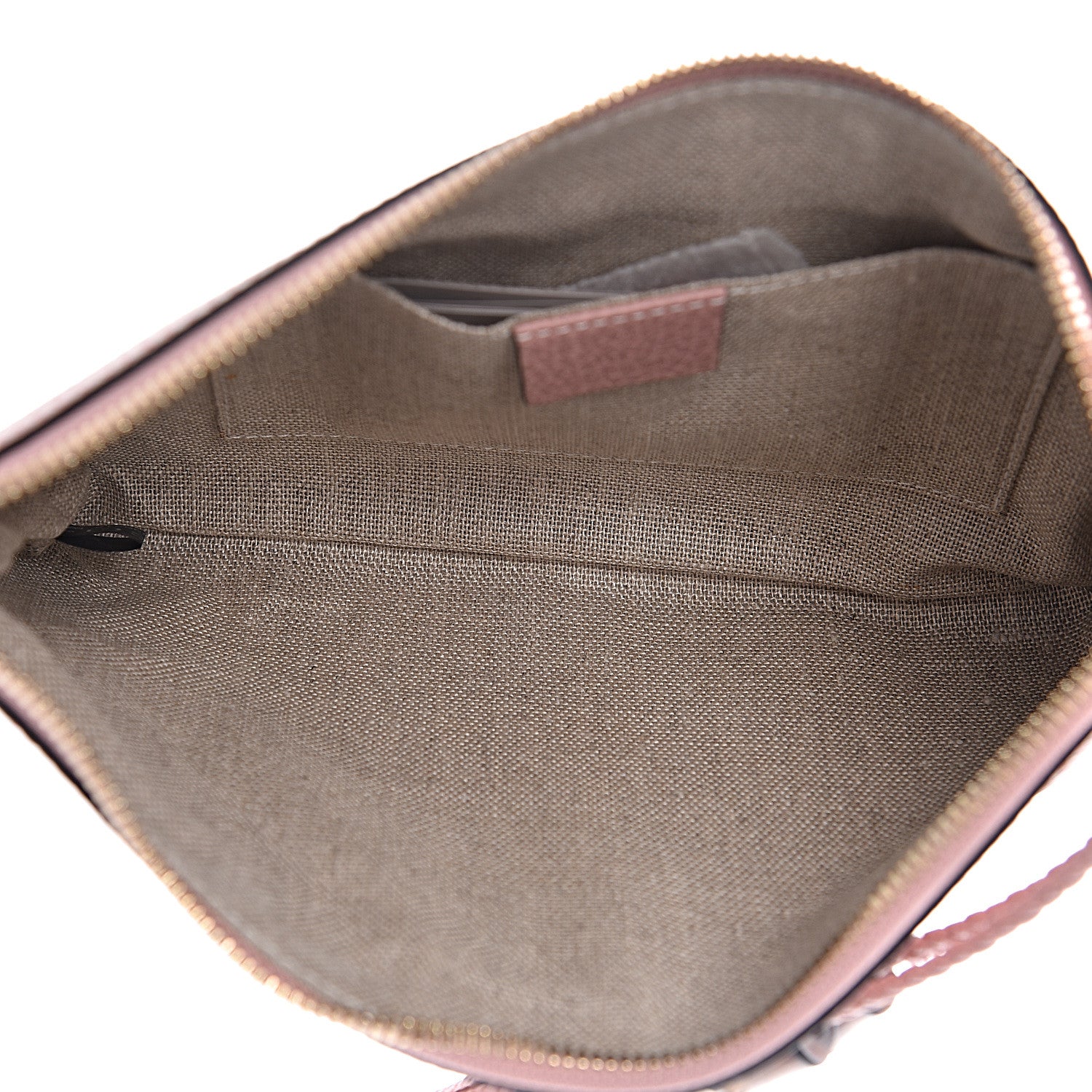 Gucci Calfskin Bamboo Clutch Pink 5 of 7