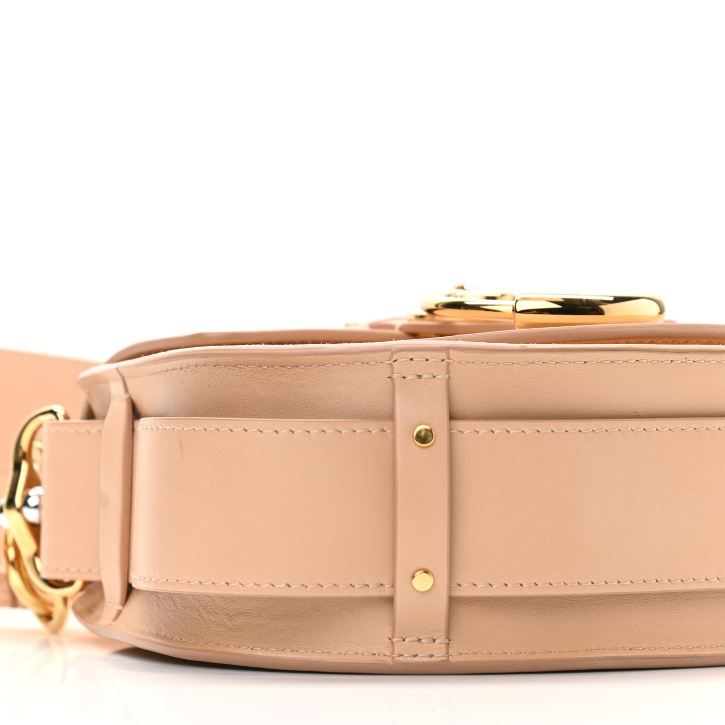 Calfskin Small Tess Bag Biscuit Pink