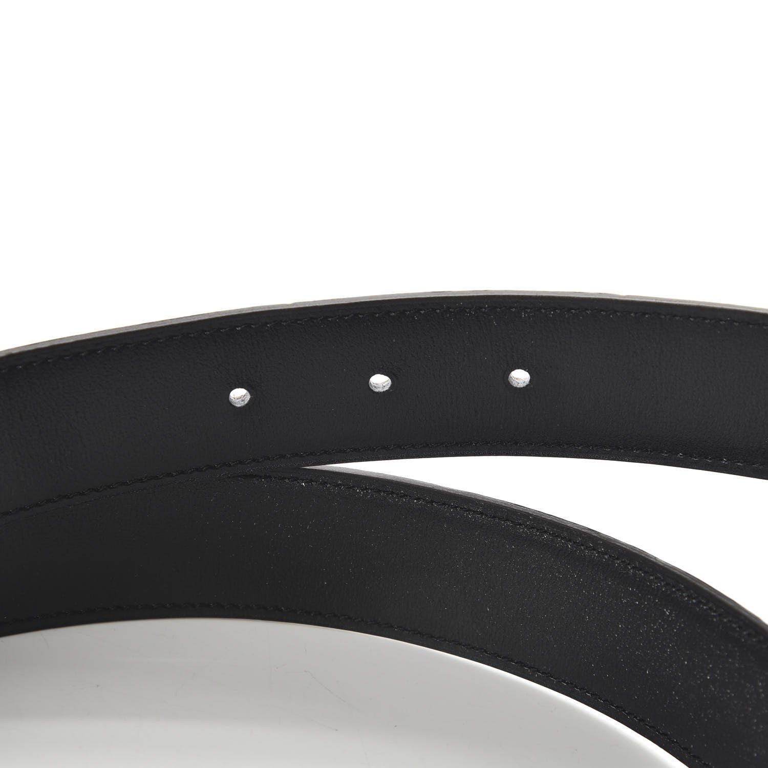 Hermes Box Togo Strie 32mm H Belt 110 Black Etain 4 of 5