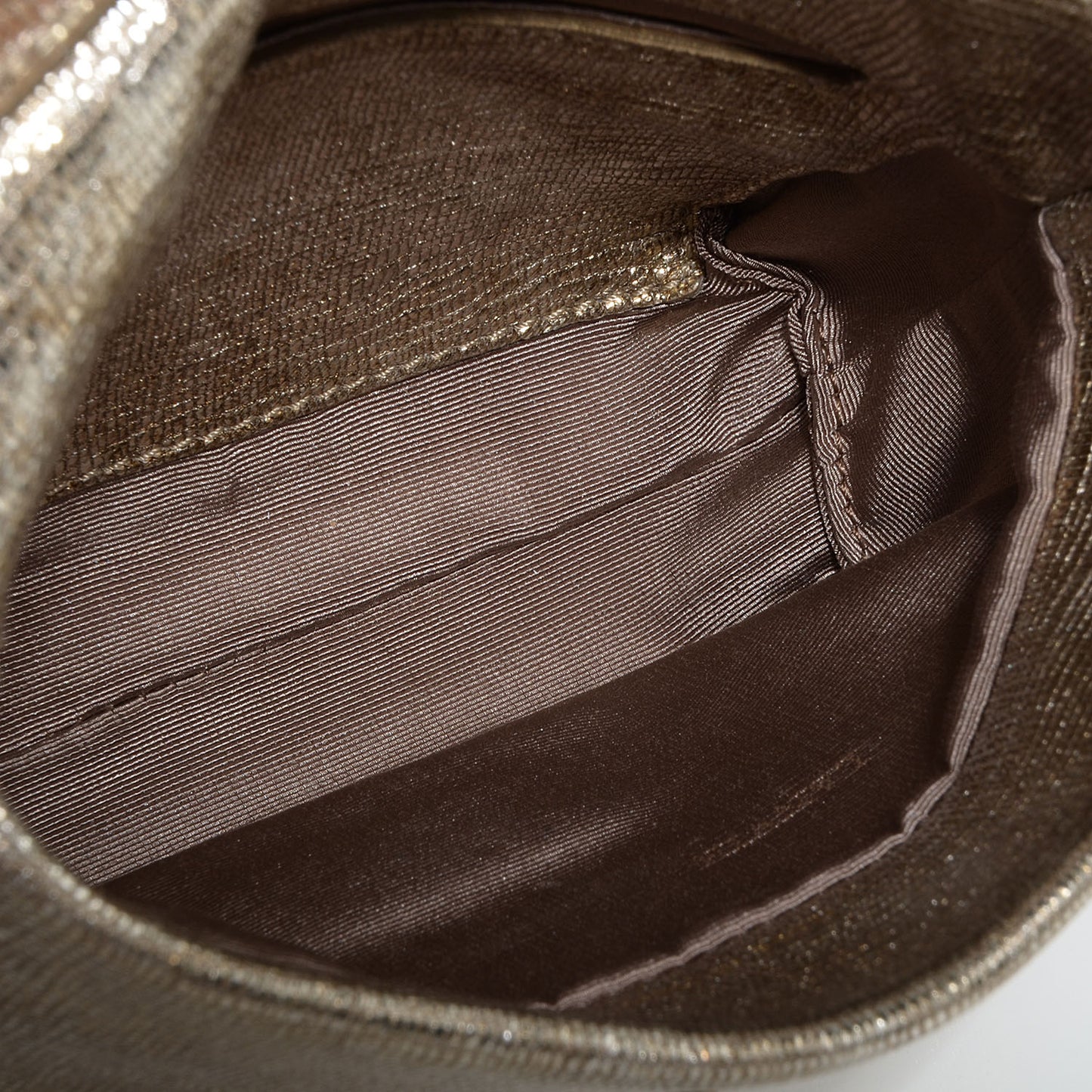 Leather Happy Mini Pop Crossbody Metallic