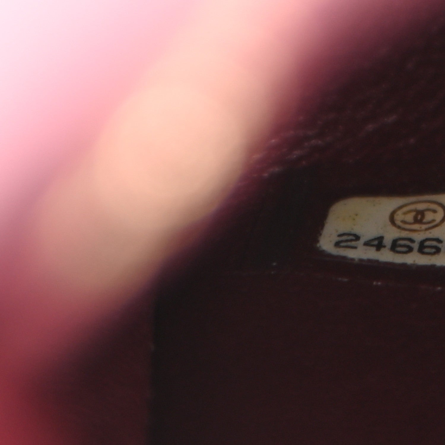 Chanel Caviar Lizard Embossed Quilted Small Coco Handle Flap Burgundy 6 of 10