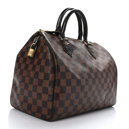 Louis Vuitton Damier Ebene Speedy 30 3 of 12