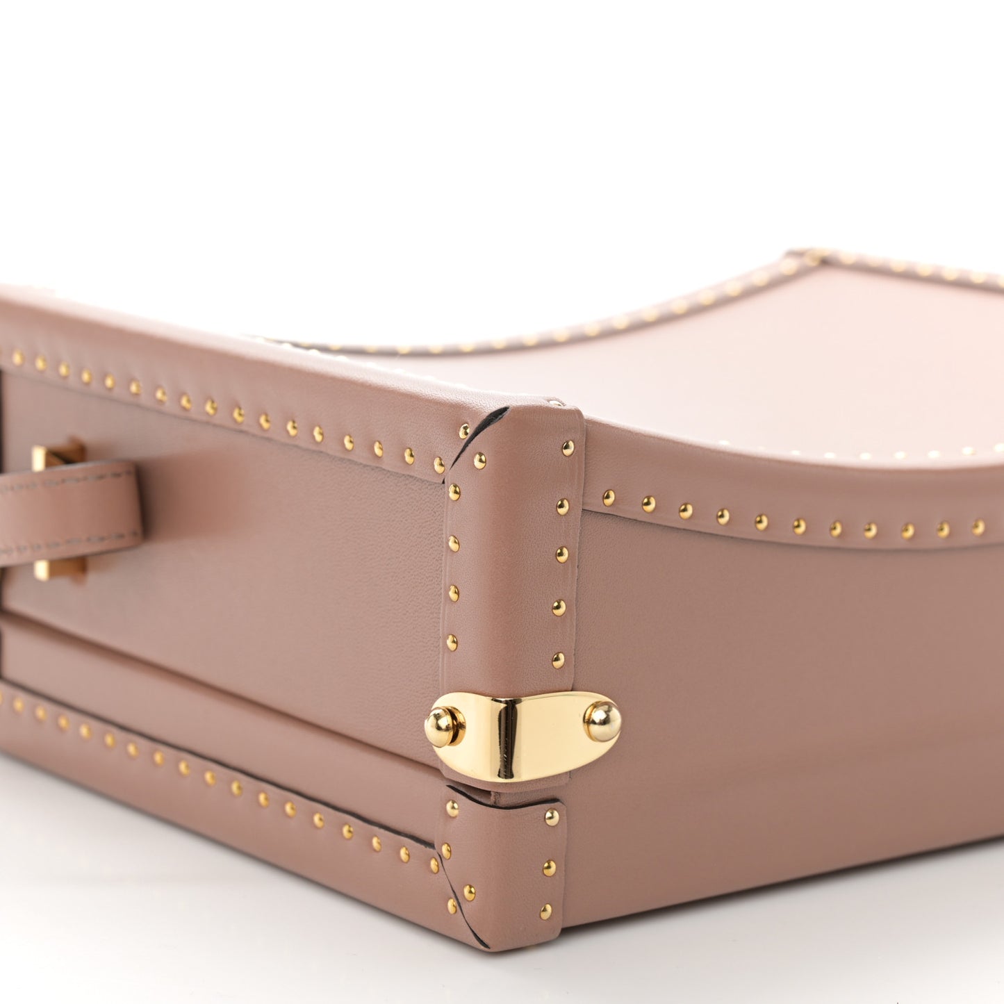 Box Calfskin Mini Limousine Box Bag Deserts Rose