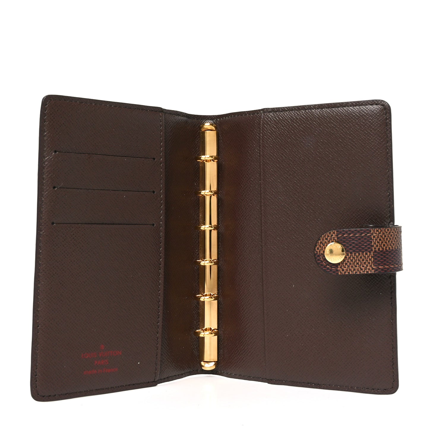 Damier Ebene Small Ring Agenda Cover